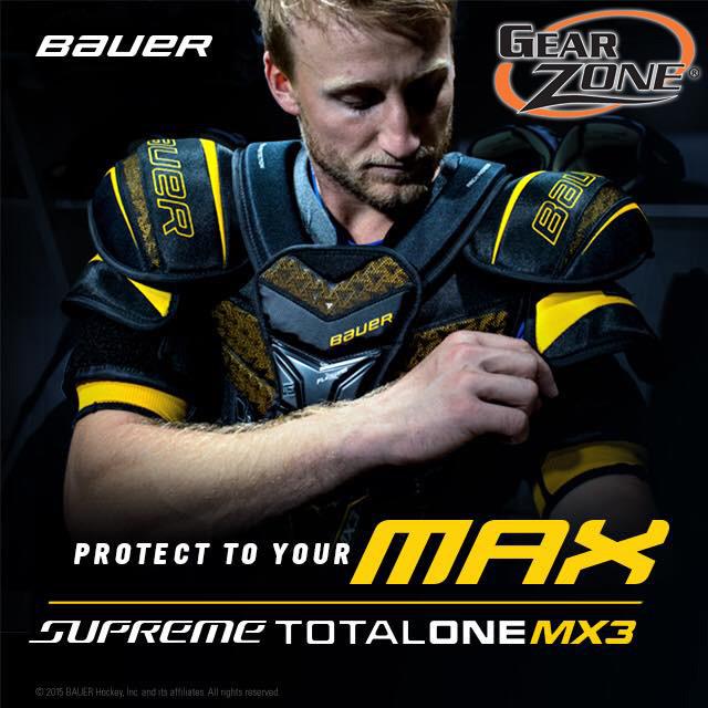GearZoneProShop's tweet image. Gear up with @BauerHockey Supreme MX3 pads, available this weekend in our shops. #gearup #NewProductWeek