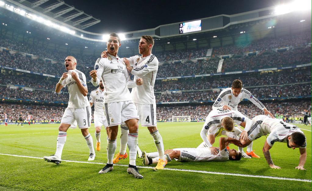 SeputarMadrid's tweet photo. Celebrate it like a Family! #JuntosAPorLaUndecima http://t.co/qNHI32sexk