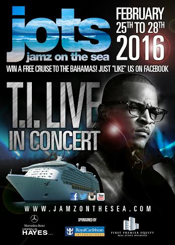 Tip's tweet photo. Just signed on to headline @jamzonthesea Cruise February 2016.. wanna see all my followers out there with me! http://t.co/K84XwBKmNj