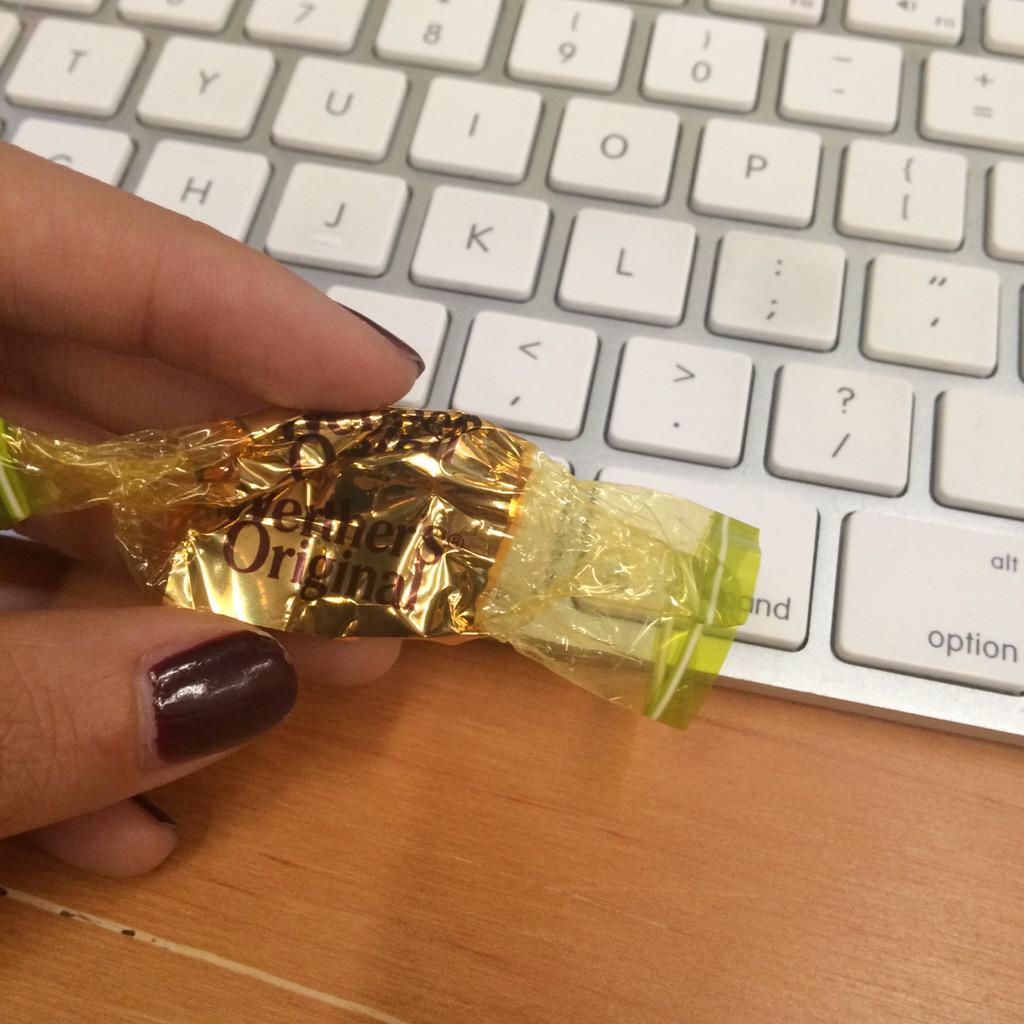 annabelylee's tweet photo. Ok these werther's original apple flavor filled candies are on crack. Amazing. http://t.co/t3Wpnx8H4c