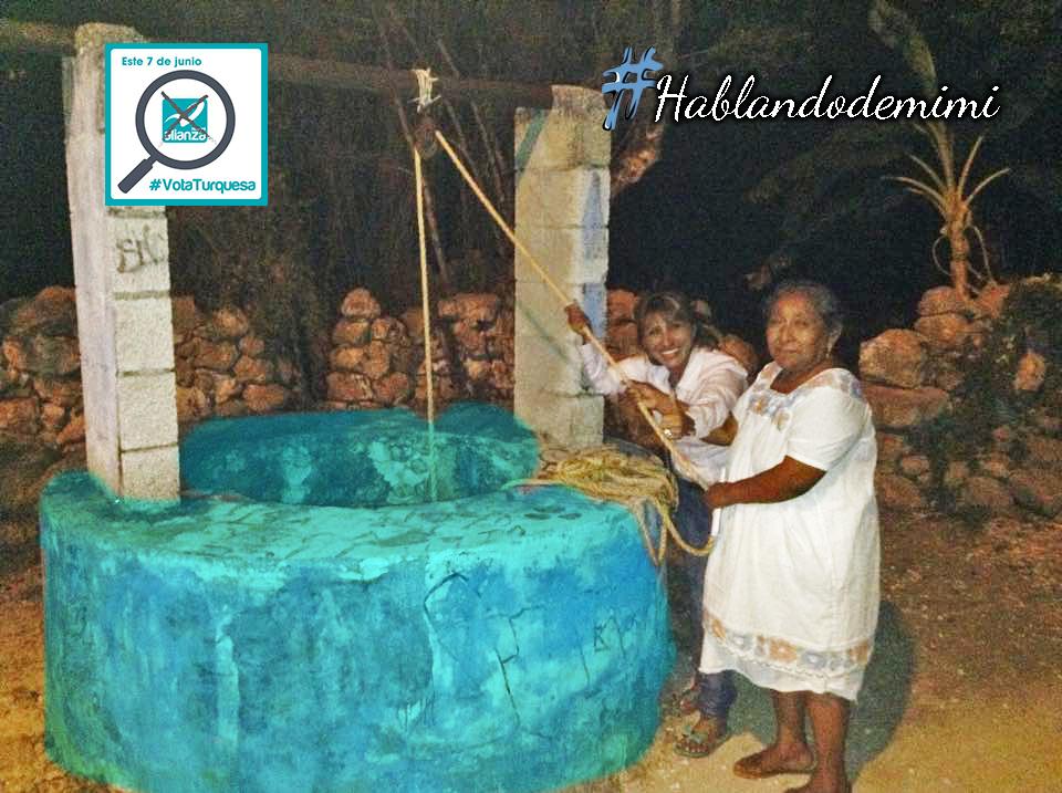 Para que el #Agua llegue hasta tu casa vota #Turquesa, juntos por el octavo distrito #Mimi #Yucatán #Hablandodemimi