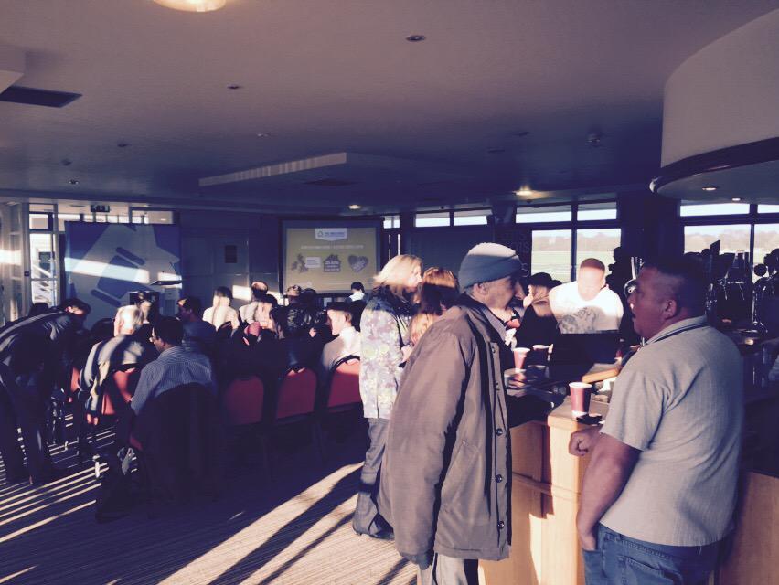 MidlandsAuction's tweet photo. Great turnout at the #Auction tonight in #Nottingham standing room only, happy buyers and sellers #property @iamsold http://t.co/3LV5KdzZ3L