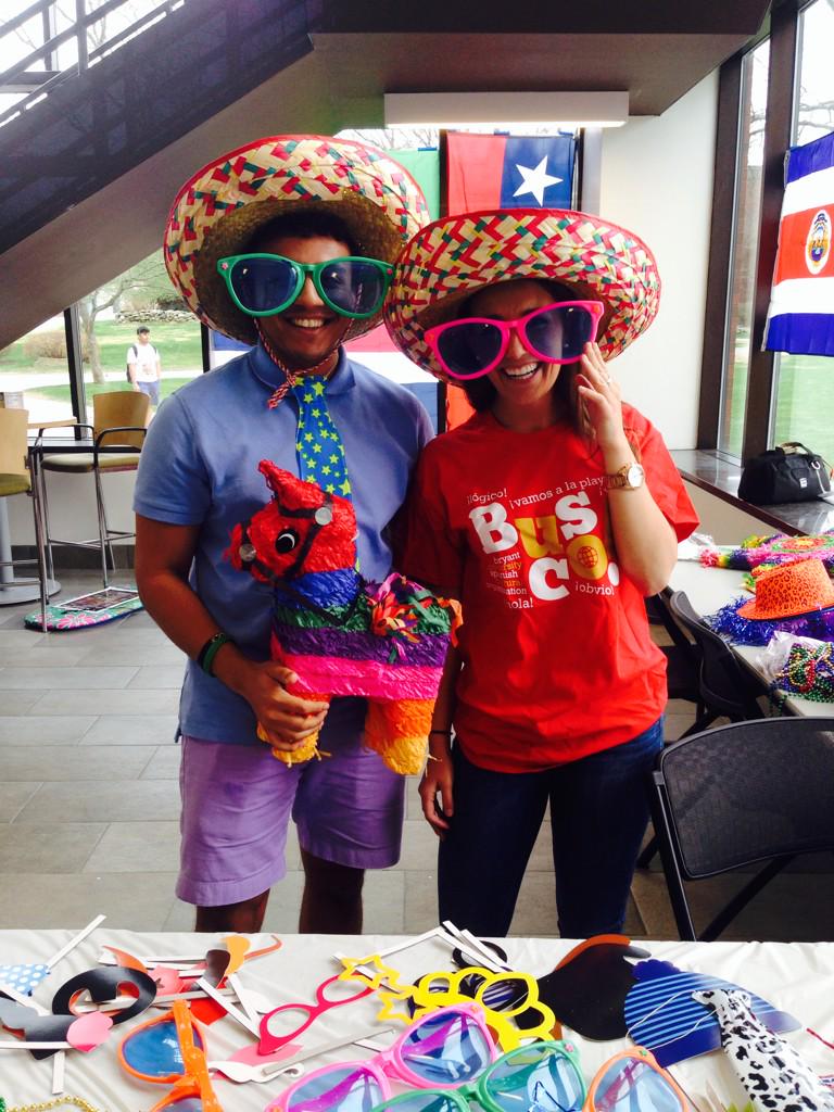 Tweet <a href="/BUSCOatBRYANT/">BUSCO</a> with your own Latin Night funny photos for your chance to win a $25 gift card!! 💃