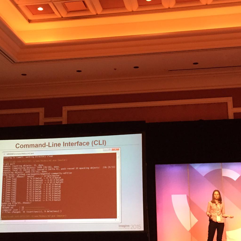 vrann: @BuskaMuza announces Magento CLI at the BarCamp #ImagineCommerce http://t.co/5zFkLOXV2V