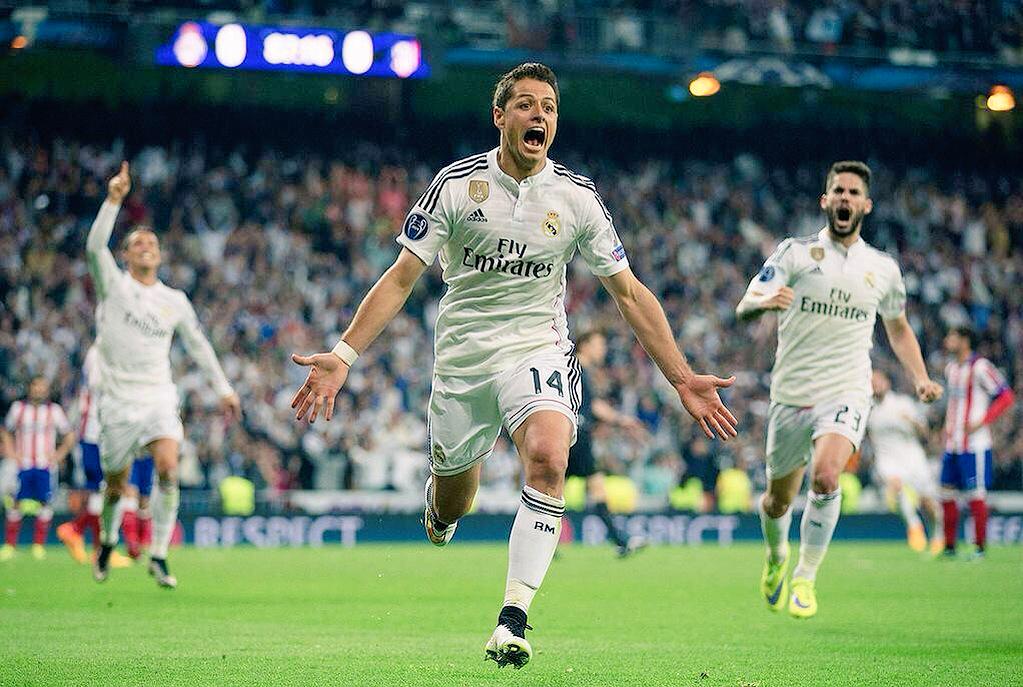 FPhotoed's tweet image. Chicharito // #RealMadrid