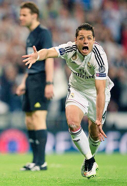 FPhotoed's tweet image. Chicharito // #RealMadrid