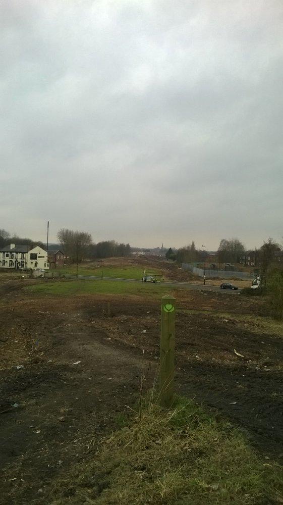 HelmrigLtd's tweet photo. 2.5km on and the tree clearance is at last complete.
3 months, 1000 tons of woodchip, 500 ton of timber http://t.co/6y4Vvf9gzi
