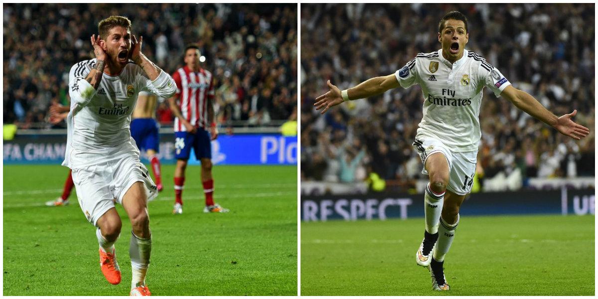 christiandiez's tweet photo. Sergio Ramos marcó en Lisboa sobrepasados 2:48'. Chicharito ha marcado hoy cuando faltaban 2:48' http://t.co/VTFL0Uakpy