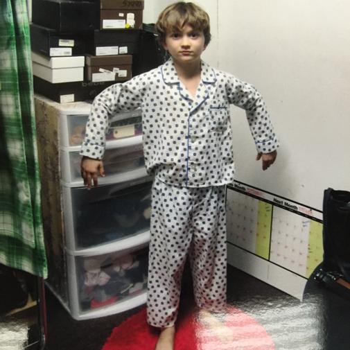 Elliot in his fitting for MGG's Mr Scratch #scratchthis <a href="/heyharmony/">Harmony Smith</a> <a href="/GUBLERNATION/">matthew gray gubler</a>