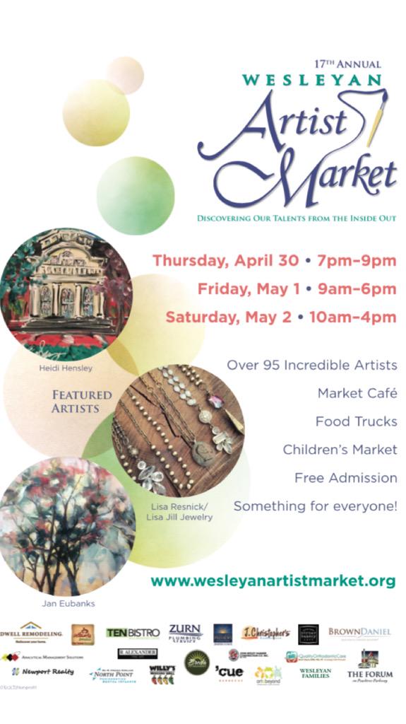 Full_of_Charm8's tweet photo. Excited to announce that we will be returning to Wesleyan to sell our jewelry at this year's Artist Market! http://t.co/gggI959AF1