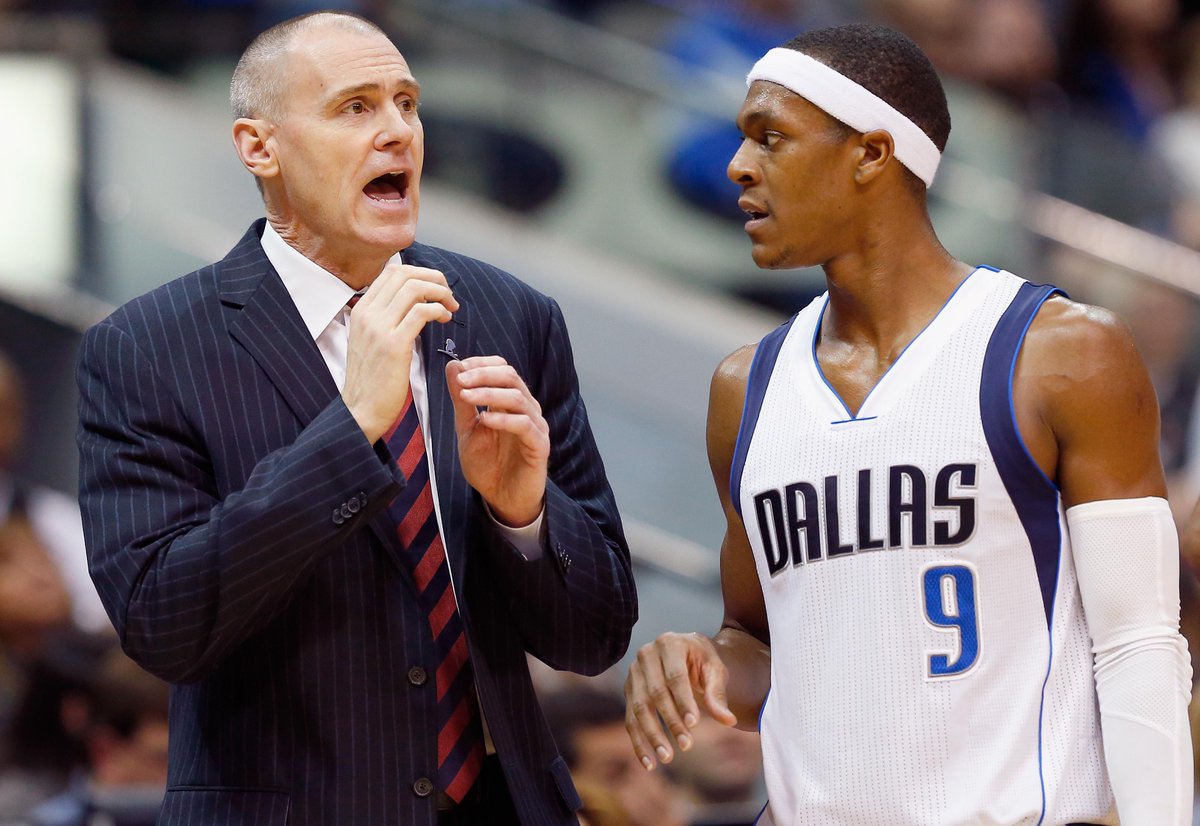 THIS JUST IN: Dallas coach Rick Carlisle says he does not expect Rajon Rondo to wear a Mavericks uniform ever again.