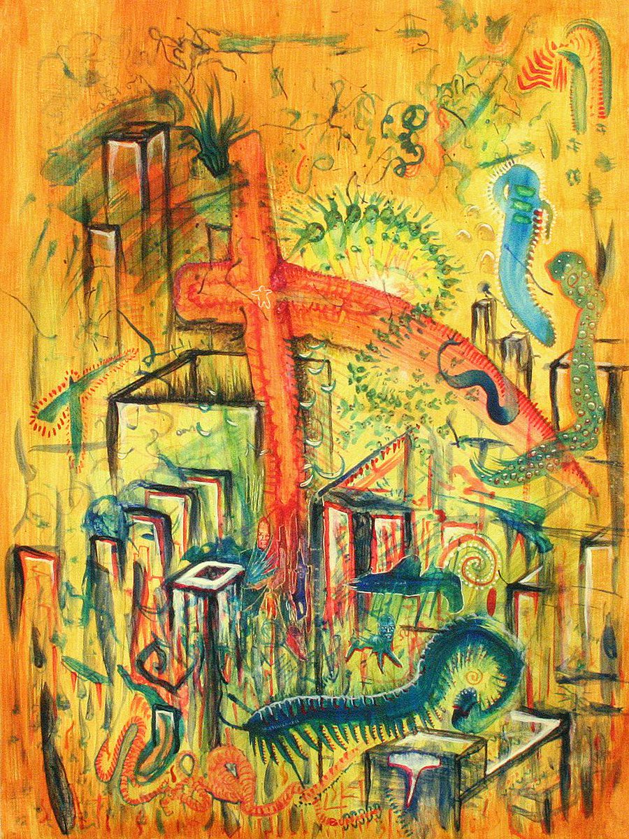 "Cross Flow" Egg Tempra - 2010