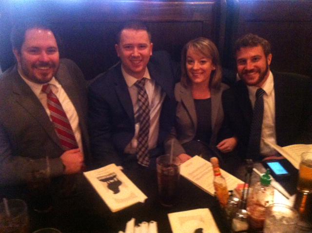 WVInnocence's tweet photo. WVIP students at lunch after presenting oral argument in one case and filing a brief in another case in the #WVSCA http://t.co/ywGZqa0T8Z