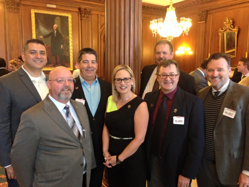 We caught up with Rep. Sinema today outside of the Rayburn Room at the US Capitol as she voted on the floor.