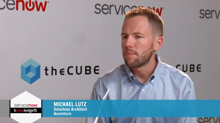 theCUBE's tweet photo. Live now on #theCUBE, Michael Lutz &amp; Justin Bean, Accenture.  Join us at http://t.co/qRjPl7Z0It  #know15 http://t.co/hGffW7okp7