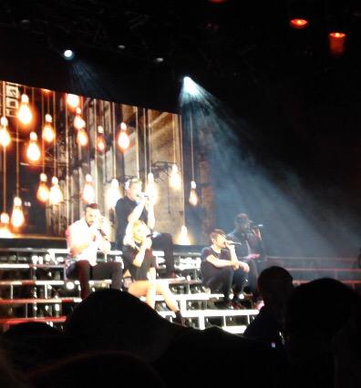 amberxkat's tweet photo. Literally best day EVER I just sang with my idols still can't believe it ๐ #PTXOFF #onstage http://t.co/QmydQMVfsT