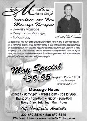 lms_mora_mn's tweet photo. Introducing our new massage therapist, Scott McClellan! #massagetherapy #moraMN #SalonNews http://t.co/7OUbQoRNzK