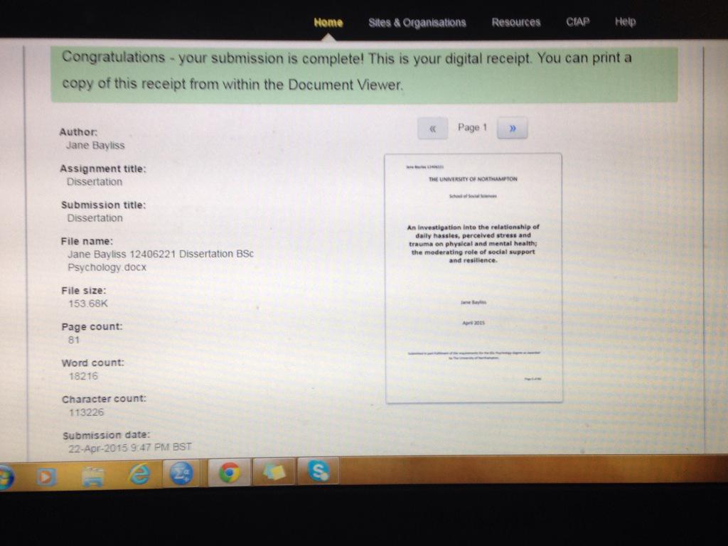 bayliss_jd's tweet image. Dissertations finally submitted #dissertation #deadline  #thirdyearproblems