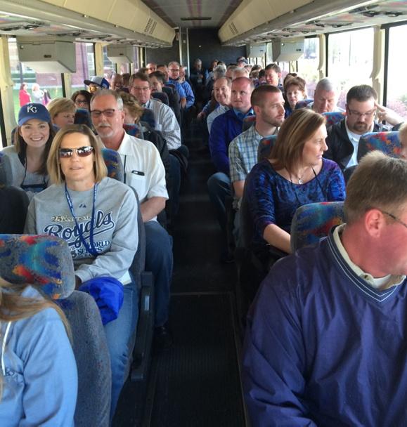 FHLBankTopeka's tweet photo. #Drivingthebus to see the #Royals take down the #Twins. #AMCSpringTraining lead off #foreverroyal @RexHudler1 http://t.co/M1z3RFNCaI