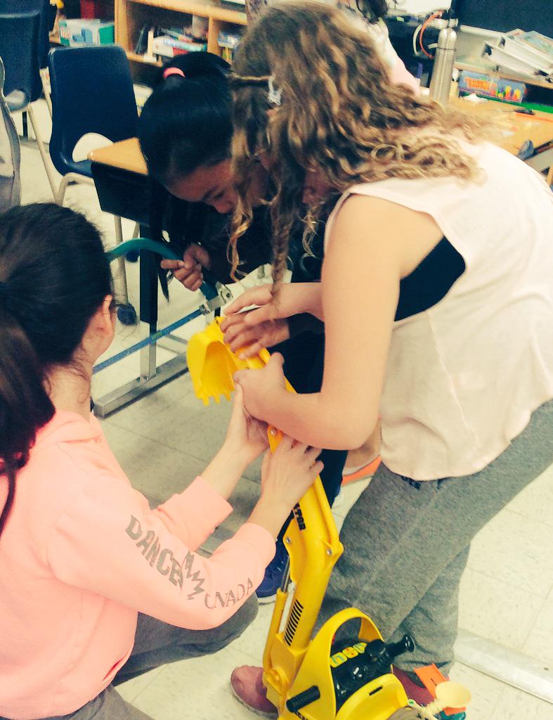 UnLab's tweet photo. #Toyhacking today @LaTamiseLondon for #earthday included literally hacking obsolete toys-with a #hacksaw. @unlondon http://t.co/Fh2EOKDjDB
