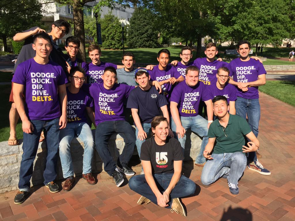 EmoryDelts's tweet photo. ΔΤΔ supports Sexual Assault Survivors and Denim Day! #EmoryDenimDay @RespectWell http://t.co/TESDkcZPO9