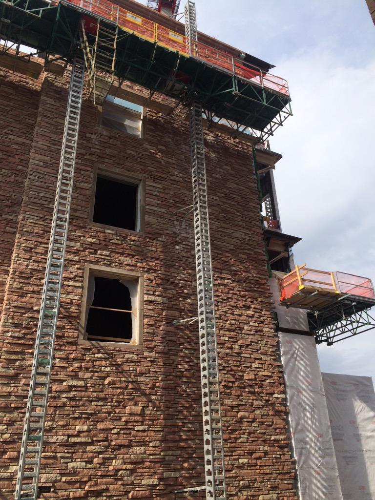 RyanKoenigsberg's tweet photo. Champions Center starting to get those @CUBoulder details on the outside. #FacilitiesUpdate #CUBuffs http://t.co/xsoSndeLGE