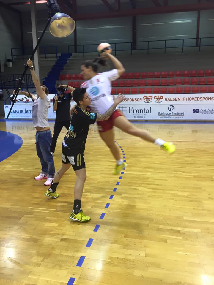 Fotoshoot med denne rå dama k forbindelse med Final 4 helgen!