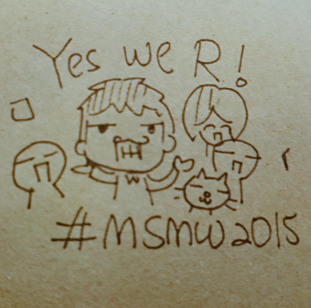 kendylife's tweet photo. @msmw_2015 ah yes We are!  @Grace_Tan doodle is the new trend :D #kendylife #MSMW2014 http://t.co/2WoNKH6JBg