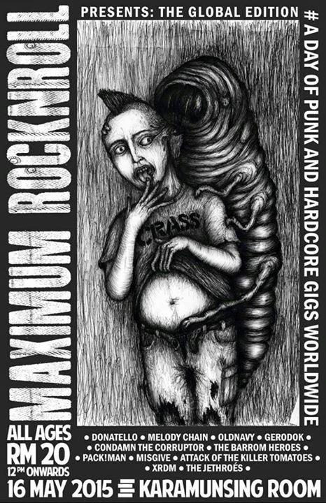 MISGIVEOFFICIAL's tweet photo. MRR:The Global Edition
A Day Of Punk and Hardcore Gigs 
Less Bullshit More Music! 
16th May 2015, Karamunsing Room,KK http://t.co/GeeJhK34Ii