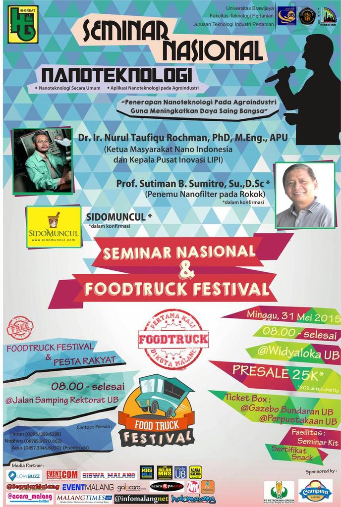 infoUB's tweet photo. 31 Mei | Seminar Nasional &amp; Foodtruck Festival info @Higreat2015 http://t.co/8Eg6MVW8kz