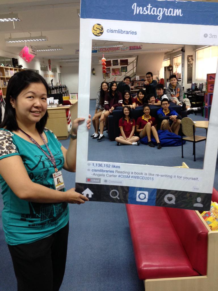 justlove2learn's tweet photo. My Gr10 kids celebrating World Book and Copyright Day! #CISMBCDay2015 #WBCD2015 @CISMLibraries http://t.co/jePhlNe94o