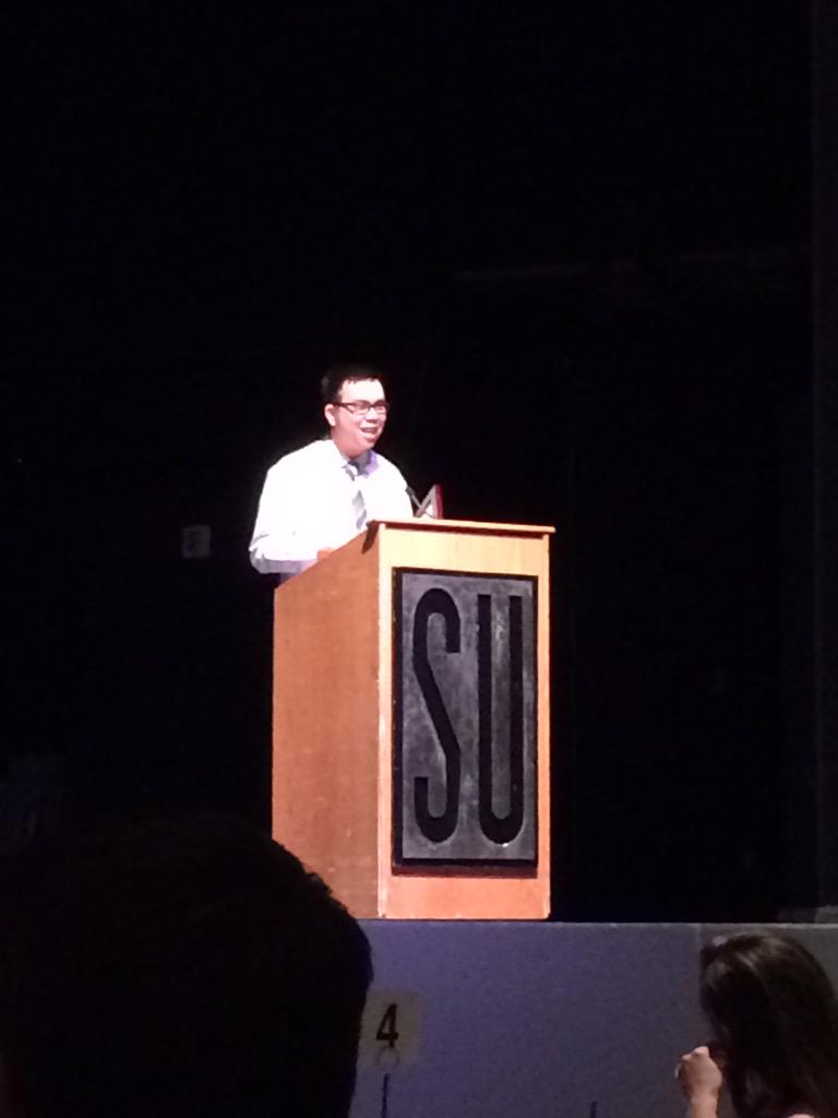 SU_HaskayneReps's tweet photo. Congratulations to @haskayneschool  TA Jeremy Woo for winning a teaching excellence award! @SUUofC http://t.co/0dbcrp6YRW