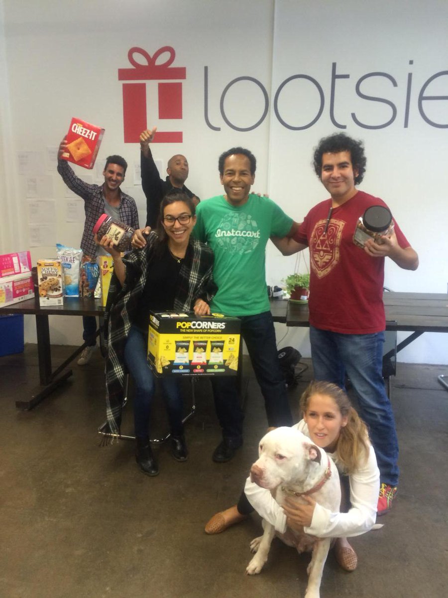 lootsie's tweet photo. What's an office without snacks?! Got ours this week with our partners over at @Instacart! http://t.co/IiptwzGGhK