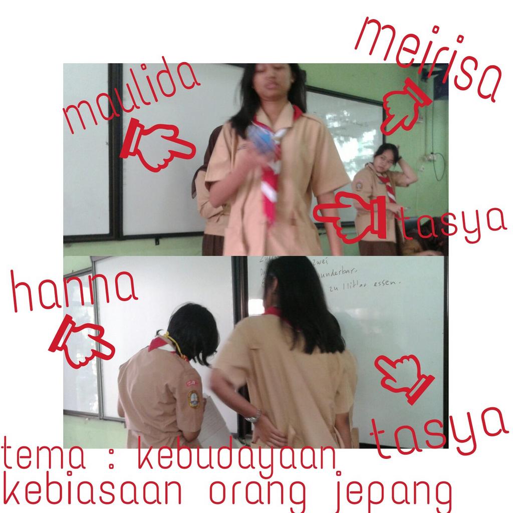 Makasih ya senpai hanna, tasya ,maulida, meirisa udah ajarin kita kebudayaan 🙇