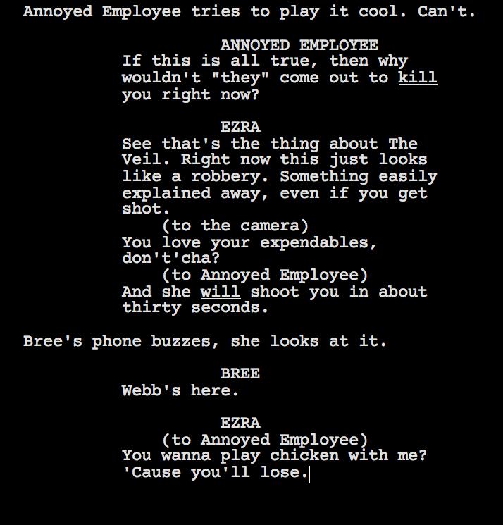 It's good to be fully back in the madness of writing... and the sequel to <a href="/MarkOfTheVeil/">Mark of the Veil</a> to boot!