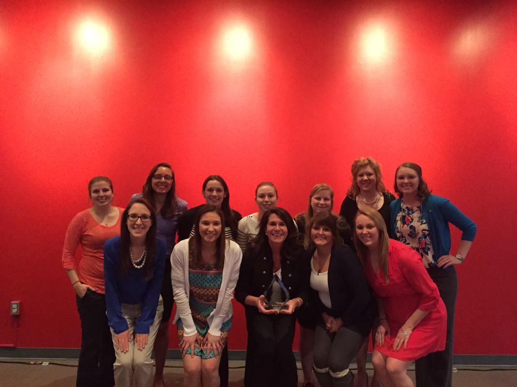 TPAatSFU's tweet photo. Theta Phi Alpha at the Student Involvement Awards! Good Job Ladies! 💙💛 http://t.co/ArgmG9EDwT