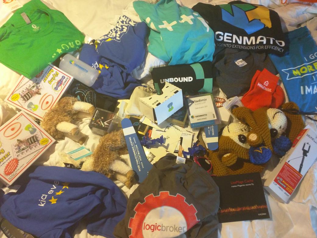 vkerkhoff: Lets see how I can fit this into my bags.... #RoadFromImagine #ImagineCommerce http://t.co/d6y59bmgG5