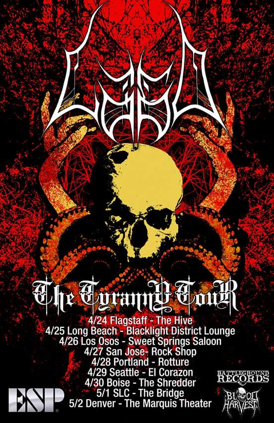 Lago Arizona Death Metal May 1st SLC