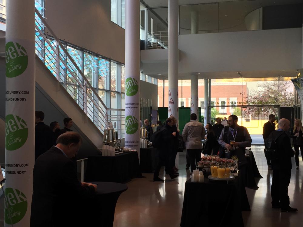 GameMarketers's tweet photo. Having fun networking at #GMS2015? Take a greenscreen picture right in the lobby! It's fun and free! http://t.co/kIC7fH89tJ