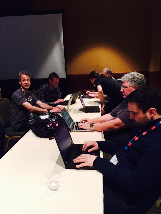 ap1kenobi's tweet image. First ever #OSS #hackathon is in full tilt @CSC #CSCTransform thanks @tjmcs1 @rickwilhelm for setting this up
