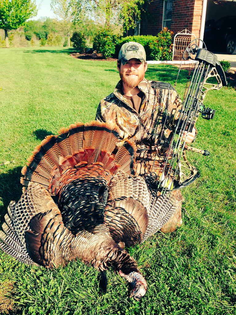 stetshirky's tweet photo. Score one for the bowtech! Awesome sneak attack on this bird.. What a rush!@J_S_Daugherty @Hann_Made_Calls http://t.co/QZ9RQJYdK9