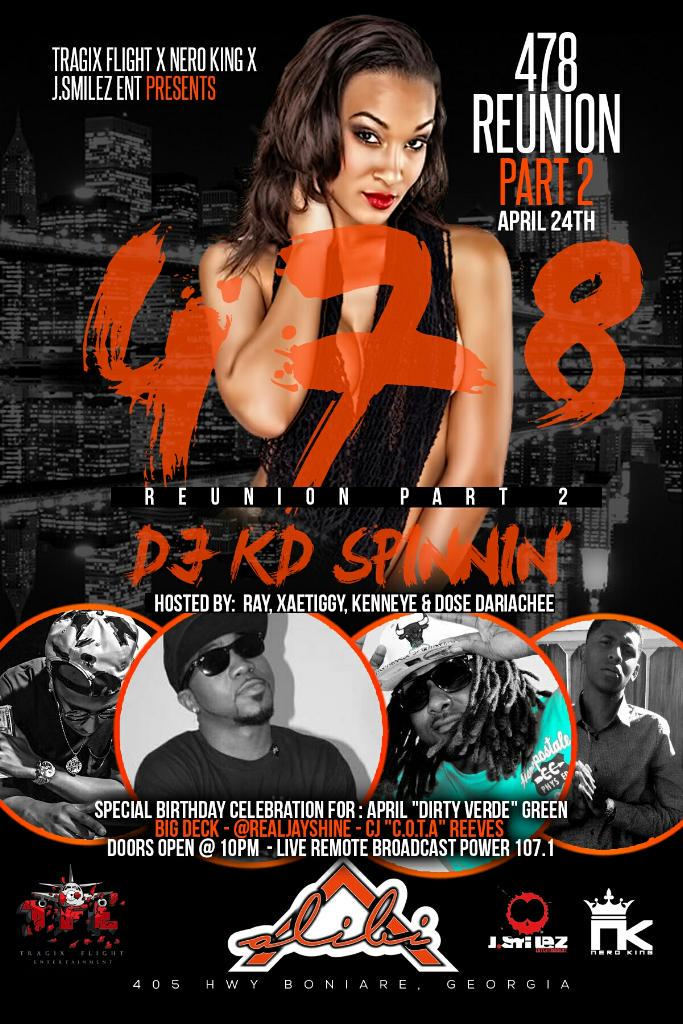 JSmilezEnt2012's tweet photo. #478Reunion at #AlibiNightClub #FeelGoodFridays @supa3 @JdotsTeamNoSlp Hosted by @TragixFlightBeo + @DJSWIN1071 http://t.co/vMZuq7qa75