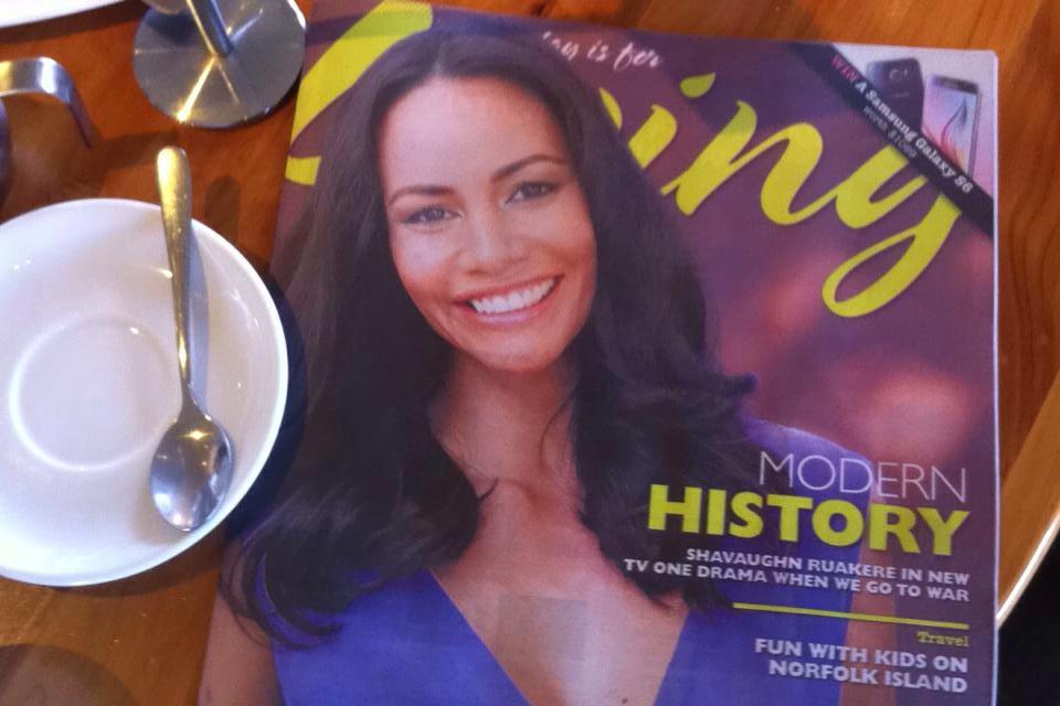 So nice to see this beauty on the front cover of #living #wwgtw 👌😍 <a href="/SRUAKERE/">SHAVAUGHN RUAKERE</a>