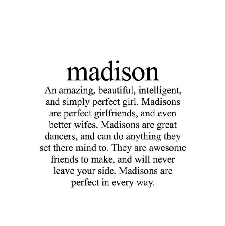 Names Definition on Twitter: "Madison ☺️ rt to get your ...