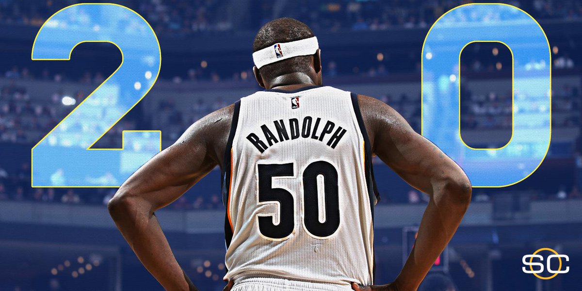 SportsCenter's tweet photo. Memphis grinds out win over Portland in Game 2, 97-82. Grizz take 2-0 series lead for 1st time in franchise history. http://t.co/AdYbZjx7Rl