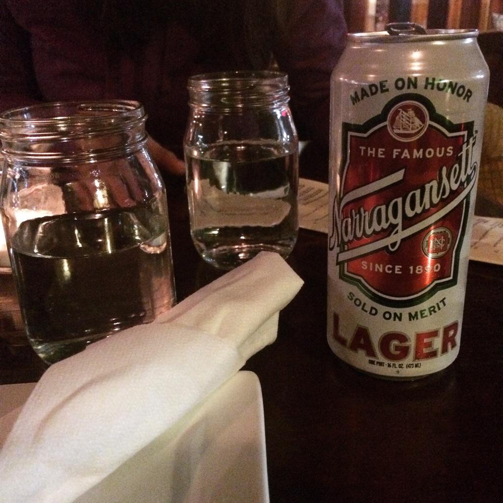 Found a #TallBoy at <a href="/TheGrangeRI/">The Grange</a>! Pairs well with the sweet songs of <a href="/PatrickComan/">Patrick Coman</a>