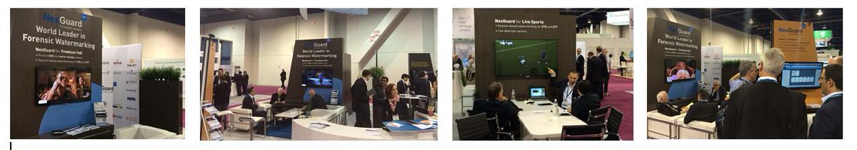 Civolution's tweet photo. The NexGuard team had a successful NAB 2015! Thank you to our customers and partners for stopping by our booth! http://t.co/EerHz9OWss