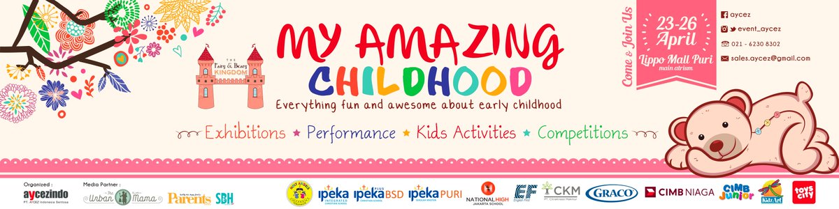 SangBuahHati's tweet photo. It's all about early childhood "My Amazing Childhood" Catat yah tanggal &amp; tempatnya, jangan sampai terlewatkan! http://t.co/viyLPNZS6V