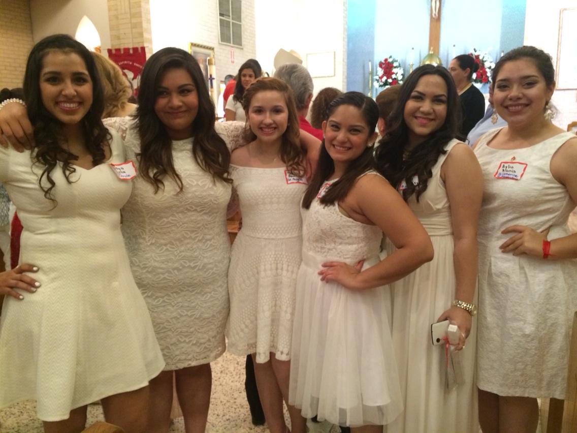 jacklyn_ramirez's tweet photo. we finally made it to the big day where we fill our souls with the Holy Spirit ๐๐ #confirmation2015 http://t.co/cshWFuTBaT