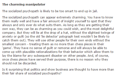 Light_Life_Love's tweet photo. How do you tell if there is a psychopath in your life? #Narcissist http://t.co/mn2X4RBIOf